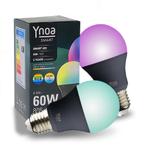 Set van 2 Ynoa smart lampen | White & Color Tones RGBW | E27, Huis en Inrichting, Nieuw, E27 (groot), Overige typen, Modern
