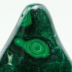 Gratis verzending! Gepoetste malachiet met chrysocolla, Verzamelen, Mineralen en Fossielen