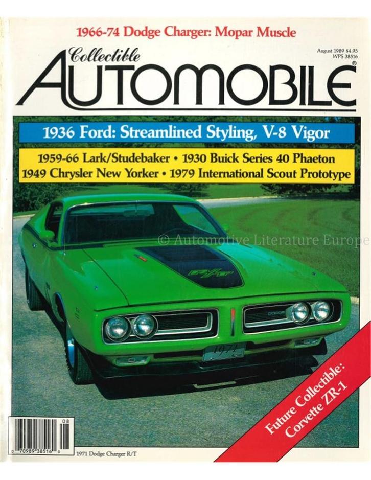 1989 COLLECTIBLE AUTOMOBILE MAGAZINE 02 ENGELS, Boeken, Auto's | Folders en Tijdschriften
