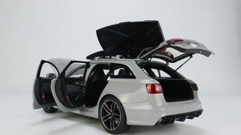 Wellr 1:18 - Modelauto - Audi RS6 C7 Avant incl. dakkoffer, Hobby en Vrije tijd, Modelauto's | 1:5 tot 1:12