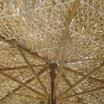 Duurzame Bamboe Parasol | 40% Korting | OP=OP, Tuin en Terras, Parasols, Verstelbaar, Nieuw, Stokparasol, 2 tot 3 meter