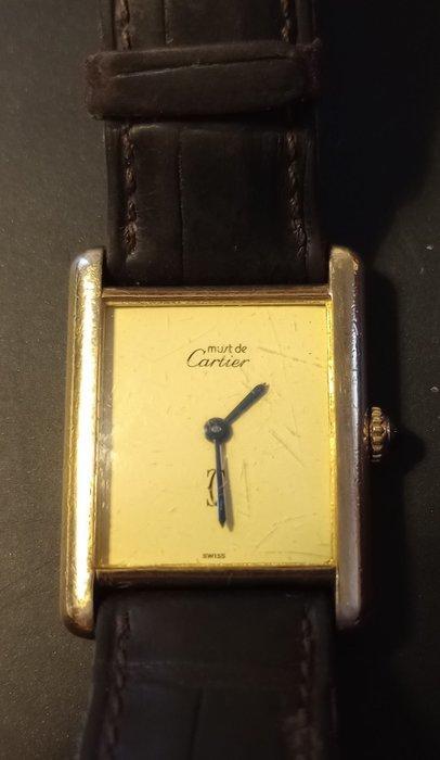 Cartier - Tank Must de Cartier - 6061 - Dames - 1988, Sieraden, Tassen en Uiterlijk, Horloges | Heren