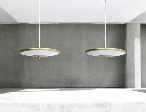 Nordlux / DFTP - Bjørn+Balle - Plafondlamp (2) - Blanche 42, Antiek en Kunst, Antiek | Lampen
