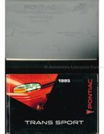 1995 PONTIAC TRANS SPORT INSTRUCTIEBOEKJE & BOORDMAP ENGELS
