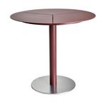 *WOONWINKEL* Brafab Peace Ronde Tuintafel Aluminium Rood 80, Verzenden, Nieuw