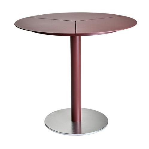*WOONWINKEL* Brafab Peace Ronde Tuintafel Aluminium Rood 80, Tuin en Terras, Tuinsets en Loungesets, Nieuw, Verzenden
