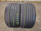 275/35/18 245/40/18 CONTINENTAL ZOMER 6,1MM PROFIEL 2 STUKS, Auto-onderdelen, Banden en Velgen, Ophalen, 18 inch, Gebruikt, 275 mm