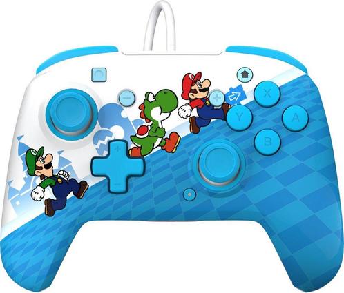 PDP Rematch Wired Nintendo Switch Controller - Mario Escape, Spelcomputers en Games, Spelcomputers | Overige, Zo goed als nieuw