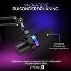 SynergyX SonicFlex Pro ll Microfoon - USB Gaming Microfoon M, Verzenden, Nieuw