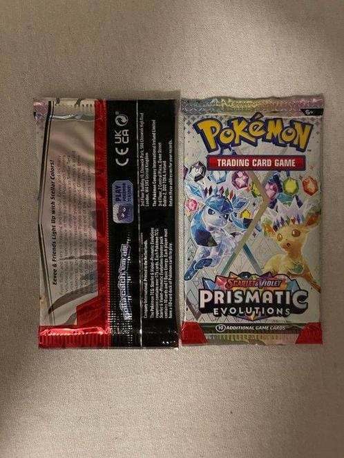 Pokémon - 25 Booster pack - Prismatic Evolutions, Hobby en Vrije tijd, Verzamelkaartspellen | Pokémon