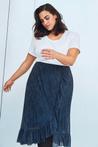 Rok NIKKI Zizzi overslag draperie Maat: