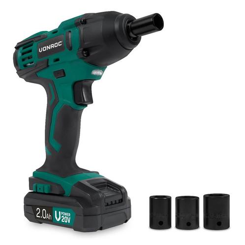 Accu slagmoersleutel 20V – 150Nm – Incl. 4 moerdoppen |, Doe-het-zelf en Verbouw, Gereedschap | Handgereedschap, Nieuw, Verzenden
