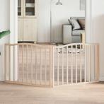 vidaXL Hondenhek inklapbaar 2 panelen 160 cm populierenhout, Verzenden, Nieuw