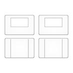 Zijwandenset voor Easy up 3×3 m Heavy duty Wit (Partytenten, Verzenden, Nieuw, 2 meter of meer, Partytent