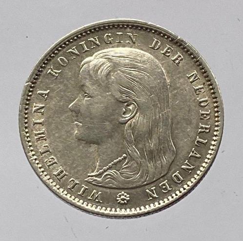 Nederland. Wilhelmina (1890-1948). 25 Cents 1894  (Zonder, Postzegels en Munten, Munten | Nederland