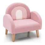 Trendmix Kinder Fauteuil Teddy Stof Roze Regenboog -, Kinderen en Baby's, Ophalen of Verzenden, Nieuw
