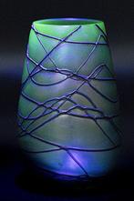Wiener Secession - Possibly Loetz Iridescente Glass Vase