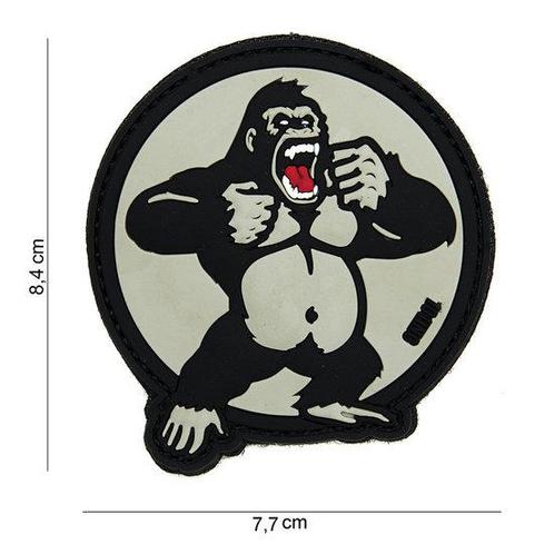 Patch King Kong Gorilla, pvc met klittenband art no 14025, Verzamelen, Militaria | Algemeen, Verzenden