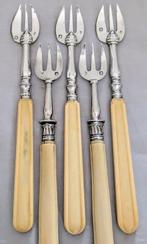 Oestervork (5) - .950 zilver - Zonder reserveprijs, Antiek en Kunst, Antiek | Goud en Zilver