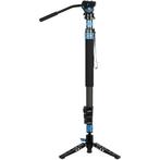 Sirui Monopod P-424FL + VA-5 Head, Nieuw, Ophalen of Verzenden, 175 cm of meer, Ministatief