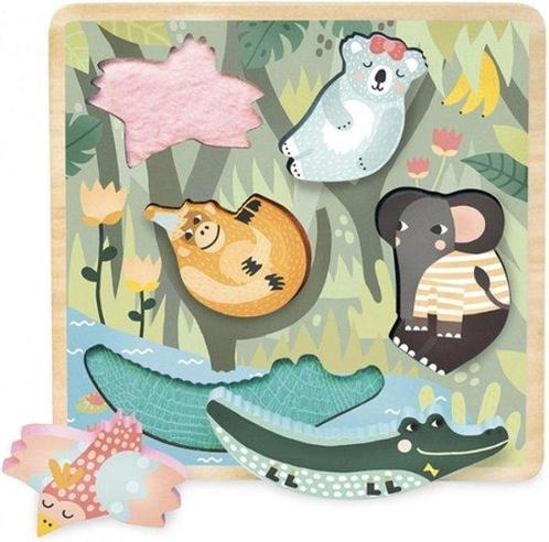 Vilac houten jungle voelpuzzel, Kinderen en Baby's, Speelgoed | Overig, Verzenden