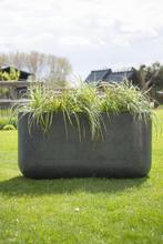 Odin  XXL 120x50x60 cm Anthracite, Tuin en Terras, Bloembakken en Plantenbakken, Verzenden, Nieuw, Beton