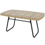 TRUUSK Polyrattan Tuintafel, 90 X 50 X 45 Cm, UV-bestendige, Verzenden, Nieuw