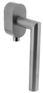 Intersteel SKG3 afsluitbare raamkruk hoek 90° op ovale rozet, Verzenden, Nieuw