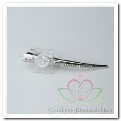 Haarcorsage Haarclip Accent Crystal Zilver, Hobby en Vrije tijd, Knutselen, Nieuw, Ophalen of Verzenden