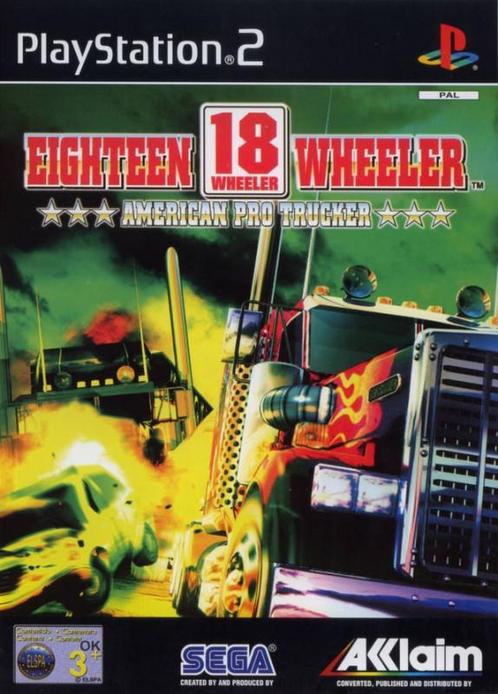Eighteen Wheeler (PlayStation 2), Spelcomputers en Games, Games | Sony PlayStation 2, Gebruikt, Verzenden