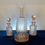 Art Deco Toiletset (4) - Scailmont - Glas, Kristal - Art, Antiek en Kunst, Antiek | Glas en Kristal