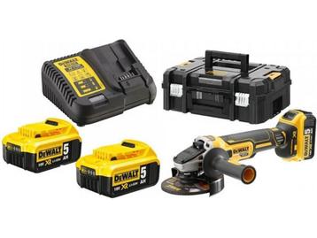 DeWalt DCG405P3 18V Li-Ion accu haakse slijper set (3x 5.0Ah beschikbaar voor biedingen