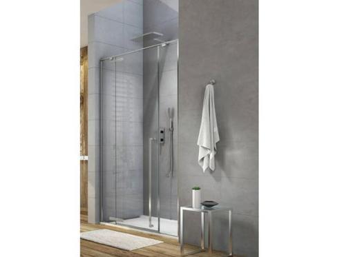 Veiling - Alterna draaideur 2x vast paneel 140x200cm chroom-, Doe-het-zelf en Verbouw, Sanitair, Nieuw
