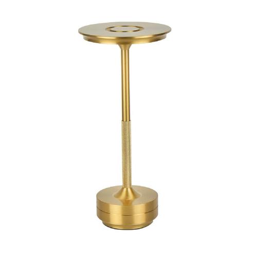 Tafellamp oplaadbaar | Terraslamp | Gold | 2,5W | Camelia, Huis en Inrichting, Lampen | Tafellampen, Nieuw, Metaal, Ophalen of Verzenden