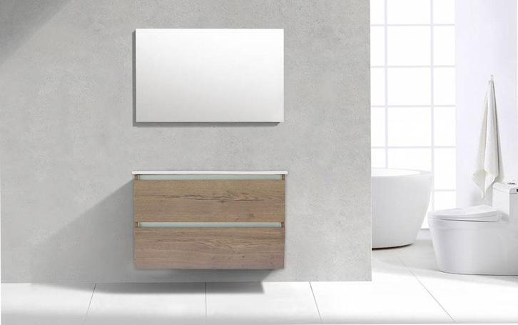 Sani Royal Badkamermeubel Generation Tabak Eik 100, Huis en Inrichting, Badkamer | Badkamermeubels