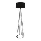 [lux.pro] Staande lamp Neath vloerlamp 155 cm antraciet en z, Nieuw, Verzenden