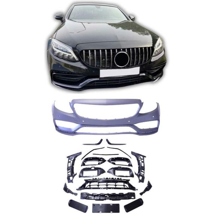 Voorbumper voor mercedes c-klasse w205 s205 a205 c205, Auto-onderdelen, Carrosserie en Plaatwerk, Nieuw