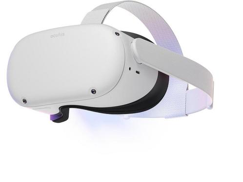 Oculus Quest-2 Op het hoofd gedragen beeldscherm (HMD) Wit, Spelcomputers en Games, Virtual Reality, Zo goed als nieuw, Verzenden