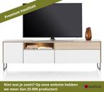 XOOON Lindfield lowboard met LED hout/metaal - Braun, Huis en Inrichting, Kasten | Dressoirs, Ophalen of Verzenden, Nieuw, Overige materialen