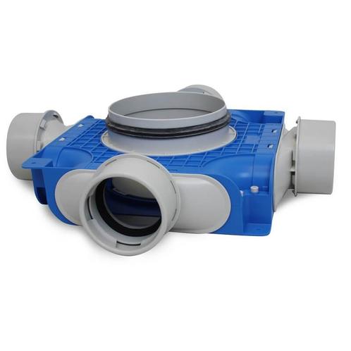 Vent-Axia Uniflexplus + instortverdeler 4x, Doe-het-zelf en Verbouw, Ventilatie en Afzuiging, Nieuw, Verzenden