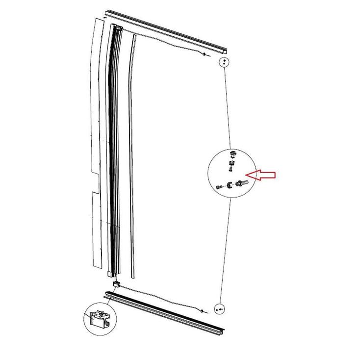 Dometic Hordeur Bevestiging, Caravans en Kamperen, Camper-accessoires, Nieuw, Ophalen of Verzenden