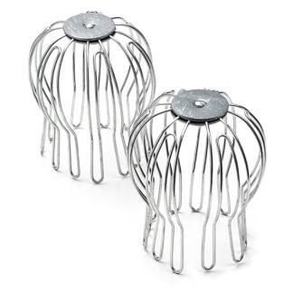 Bladvanger | Nature | Ø 10 cm (2 stuks, Verzinkt staal), Doe-het-zelf en Verbouw, Buizen en Afvoer, Nieuw, Verzenden