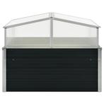 Tuinkas 100x100x77 cm gegalvaniseerd staal antraciet, Huis en Inrichting, Verzenden, Nieuw