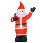 Kerstman, 2,40 M Hoog, Met LED-verlichting, Zelfopblaasbare, Diversen, Kerst, Verzenden, Nieuw