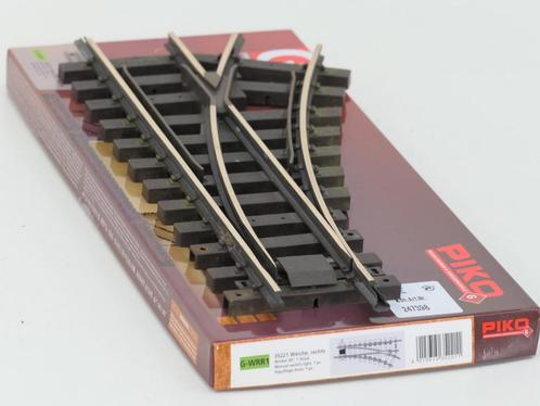 PIKO 35221 G-Weiche rechts, R1 30° (Messing, Wissel), Hobby en Vrije tijd, Modeltreinen | Overige schalen, Rails, Gebruikt, Analoog