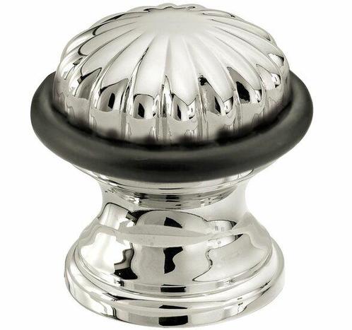 Deurstopper Nouveau glans nikkel, Doe-het-zelf en Verbouw, Hang- en Sluitwerk, Nieuw, Ophalen of Verzenden