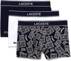 Lacoste - Maat XS - Heren 3-pack Short - Navy/Wit, Verzenden