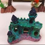 Aquarium Kasteel Decoratie Hars Ornament met Grotten, Dieren en Toebehoren, Vissen | Aquaria en Toebehoren, Verzenden, Nieuw