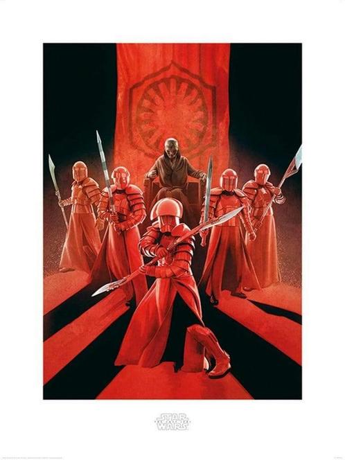 Kunstdruk Star Wars The Last Jedi Snoke and Elite Guards, Huis en Inrichting, Woonaccessoires | Schilderijen, Tekeningen en Foto's