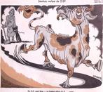 Stenhuis verlaat de O.S.P. op spotprent (lijst optie), Antiek en Kunst, Verzenden